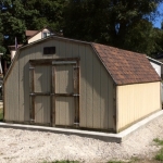 Burlington WI shed move.  Moving shed to higher ground